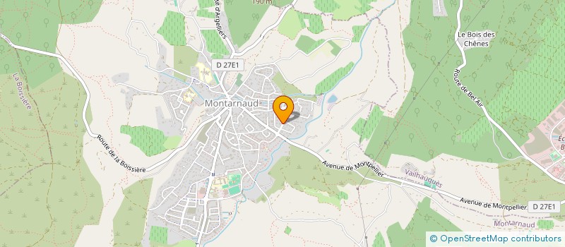 localisation de l'entreprise LES 4 S  MONTARNAUD