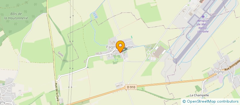 localisation de l'entreprise LES 4 S  PAGNY-LES-GOIN