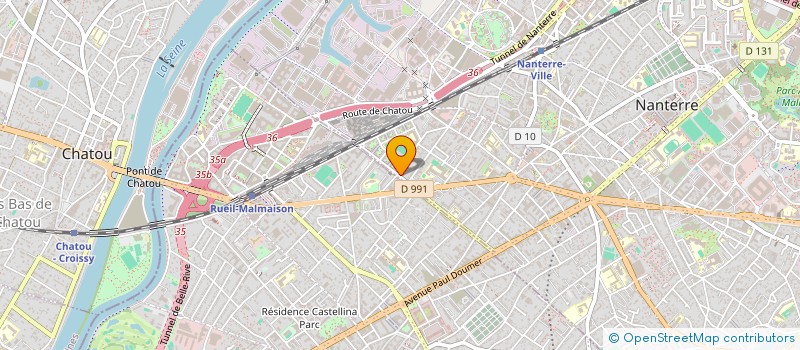 localisation de l'entreprise LES 4 SAISON  NANTERRE