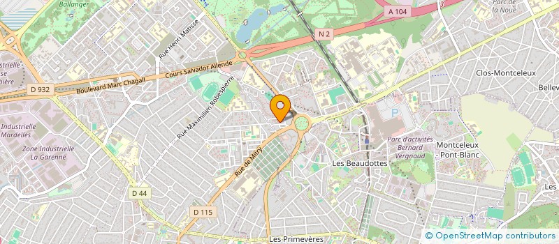 localisation de l'entreprise LES 4 SAISONS à AULNAY-SOUS-BOIS