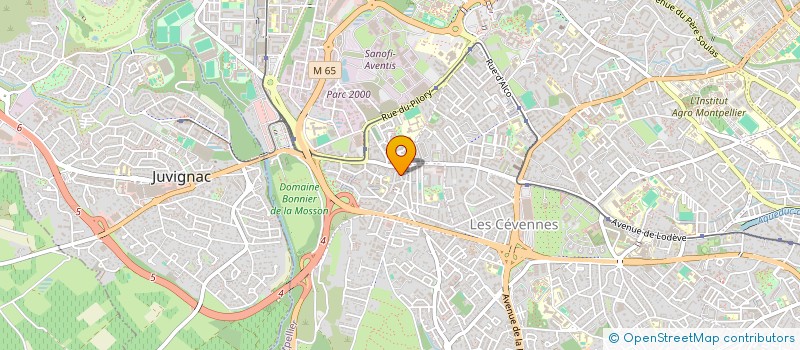 localisation de l'entreprise LES 4 SAISONS à MONTPELLIER