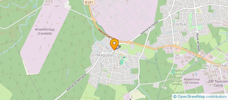 localisation de l'entreprise LES 4 SAISONS à SAINT-MEDARD-EN-JALLES