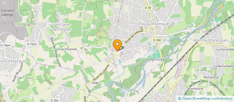 localisation de l'entreprise LES 4 SAISONS à CIVRIEUX D'AZERGUES