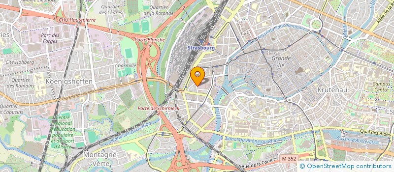 localisation de l'entreprise LES 4 SAISONS 67 à STRASBOURG
