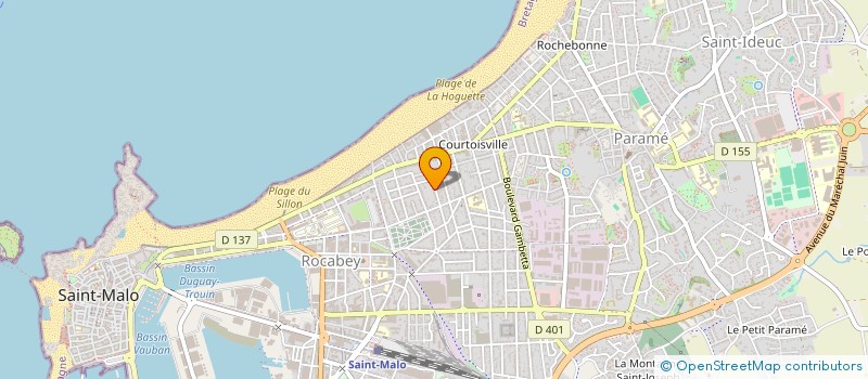localisation de l'entreprise LES 4 SAISONS  SAINT-MALO