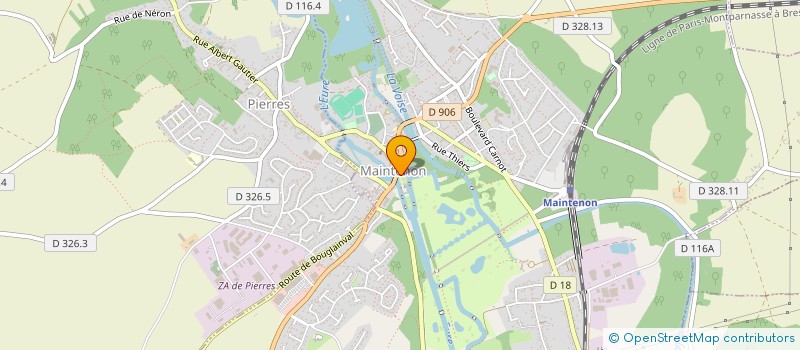 localisation de l'entreprise LES 4 SAISONS à MAINTENON