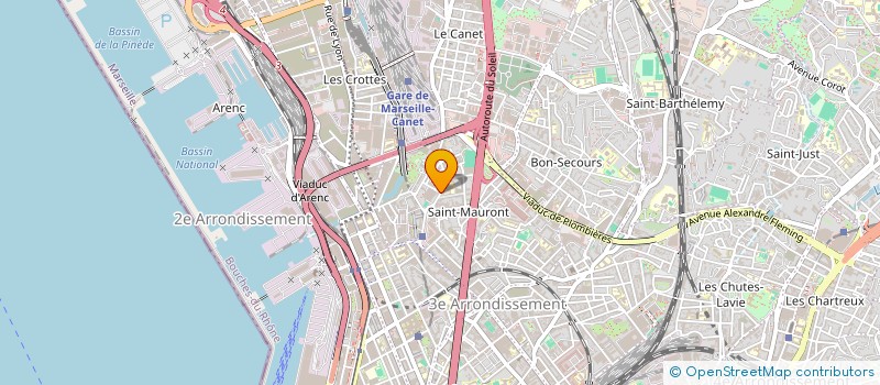 localisation de l'entreprise LES 4 SAISONS à MARSEILLE