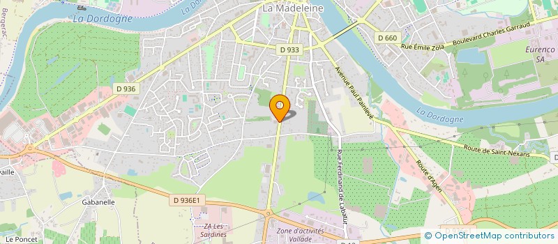 localisation de l'entreprise LES 4 SAISONS SERVICES à BERGERAC