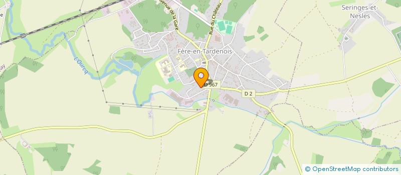 localisation de l'entreprise LES 4 SAULX  FERE-EN-TARDENOIS