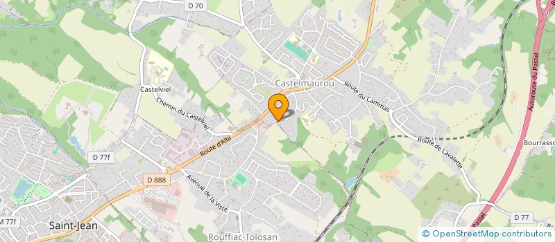 localisation de l'entreprise LES 4 SF  CASTELMAUROU