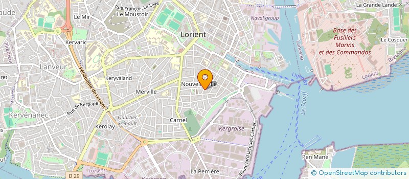 localisation de l'entreprise LES 4 SISTERS  LORIENT