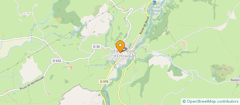 localisation de l'entreprise LES 4 STATIONS  EGLISENEUVE-D'ENTRAIGUES