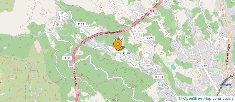 localisation de l'entreprise LES 4 T  GORBIO