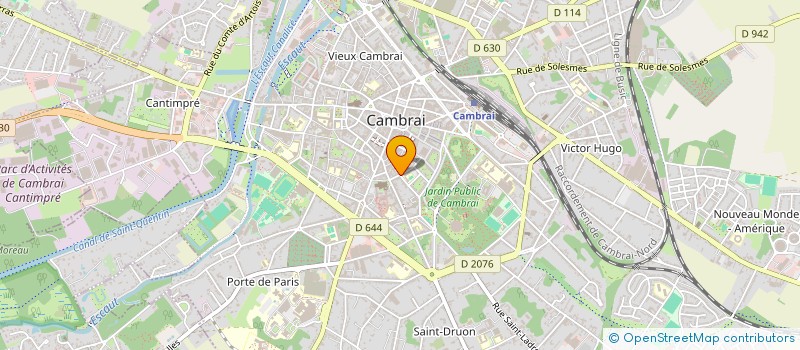 localisation de l'entreprise LES 4 T à CAMBRAI