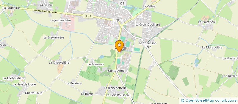 localisation de l'entreprise LES 4 T  LIGNE