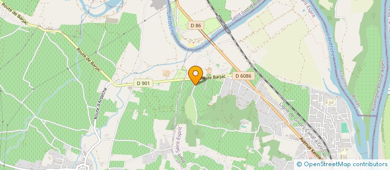 localisation de l'entreprise LES 4 T IMMO  PONT-SAINT-ESPRIT