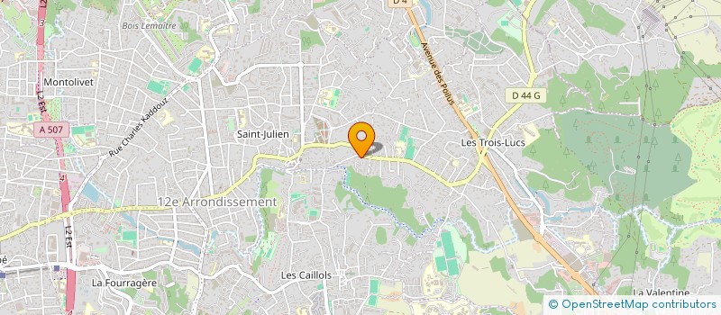 localisation de l'entreprise LES 4 TB à MARSEILLE
