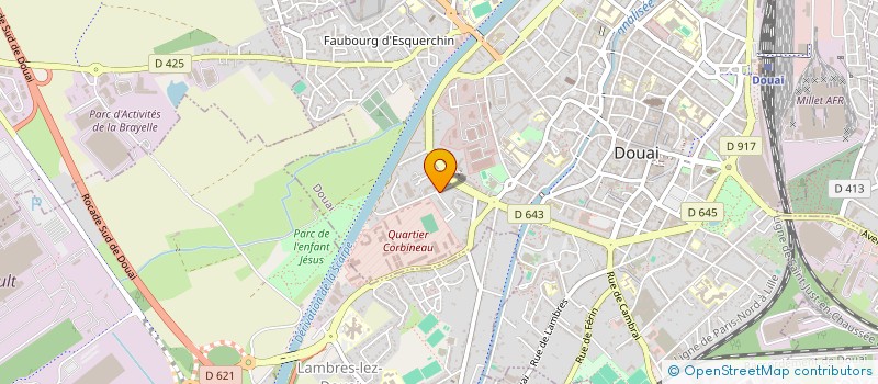 localisation de l'entreprise LES 4 TOURS à DOUAI