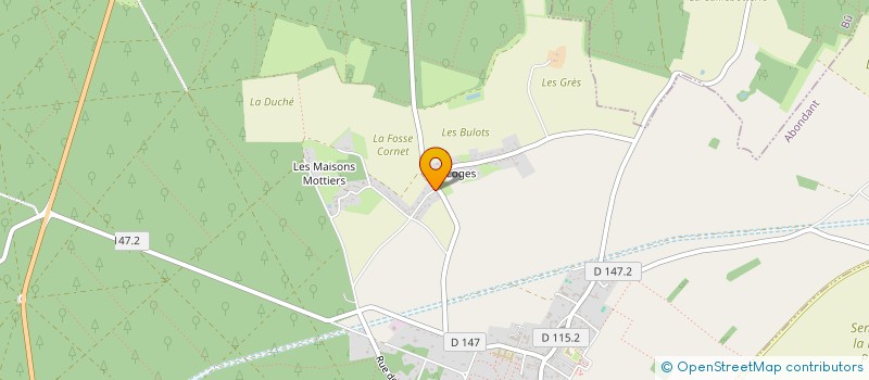 localisation de l'entreprise LES 4 TOURS à ABONDANT