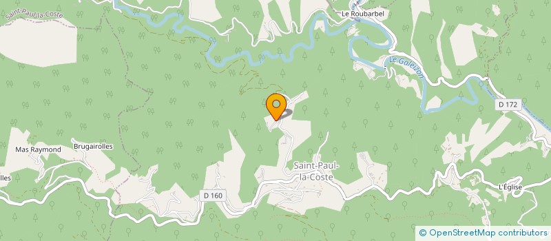 localisation de l'entreprise LES 4 V DE CARRENEUVE  SAINT-PAUL-LA-COSTE