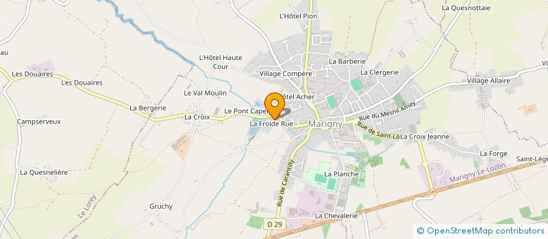 localisation de l'entreprise LES 4 VALLEE  AGNEAUX