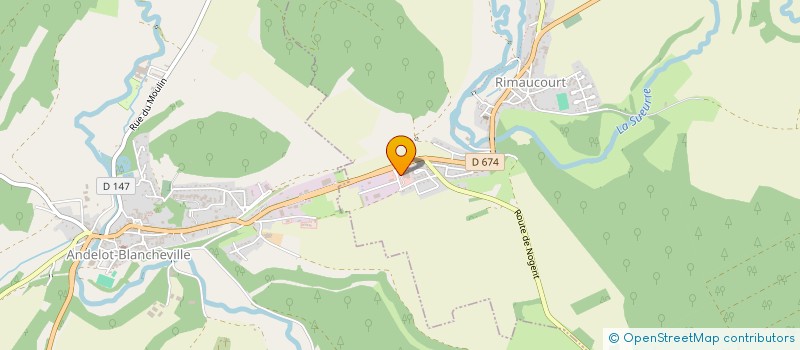 localisation de l'entreprise LES 4 VENTS à VESAIGNES-SOUS-LAFAUCHE