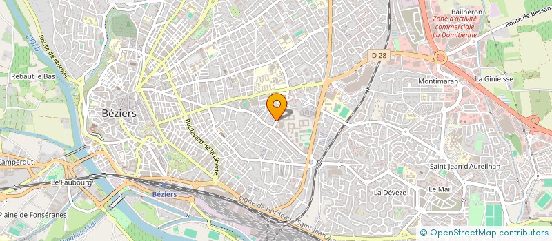 localisation de l'entreprise LES 4 VENTS à BEZIERS