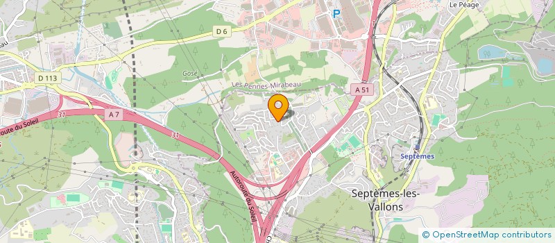 localisation de l'entreprise LES 4 VENTS à SEPTEMES-LES-VALLONS