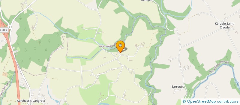 localisation de l'entreprise LES 4 VENTS  GUENIN