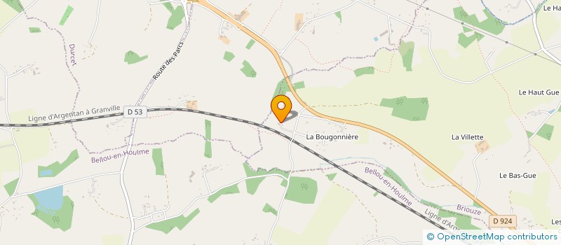 localisation de l'entreprise LES 4 VENTS COUVERTURES à BRIOUZE
