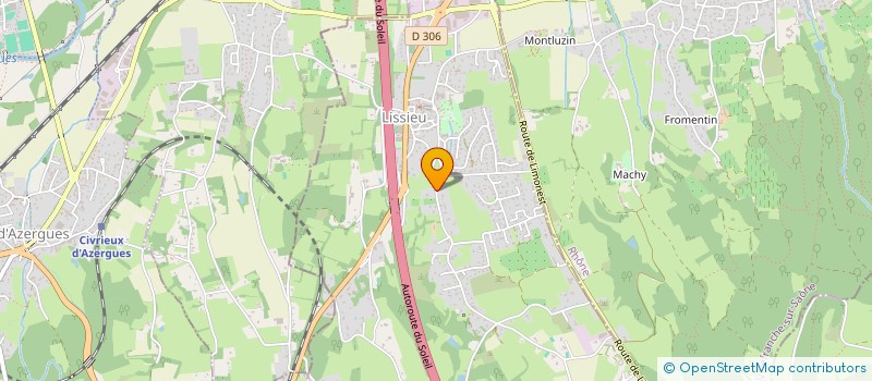 localisation de l'entreprise LES 4 Z'AMIS  LISSIEU