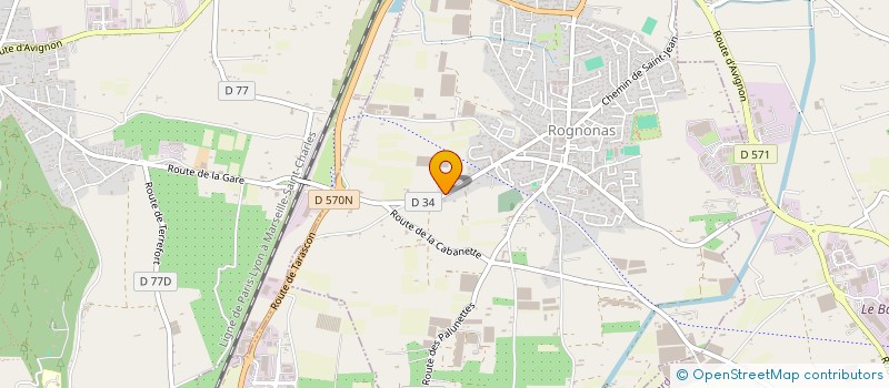 localisation de l'entreprise LES 4 ZANDRIEUX  ROGNONAS