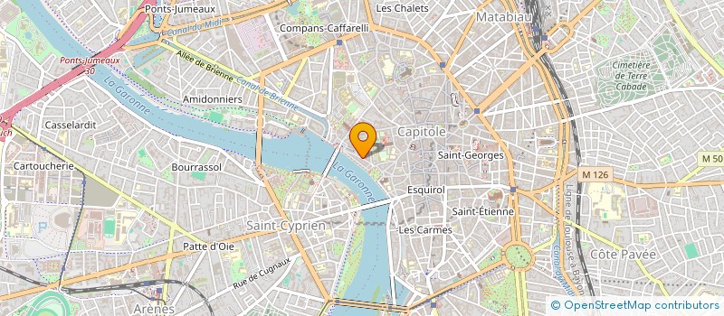localisation de l'entreprise LES 4 ZEBRES à TOULOUSE