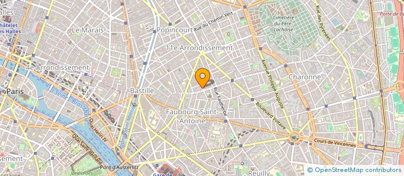 localisation de l'entreprise LES 40 GLORIEUSES  PARIS