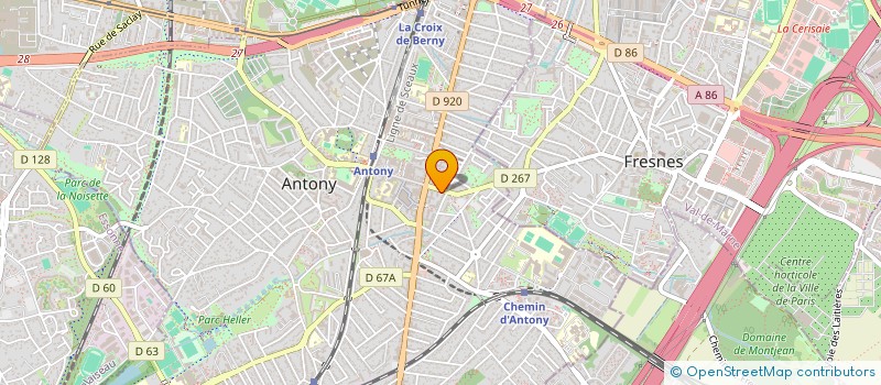 localisation de l'entreprise LES 400 COUPS à ANTONY