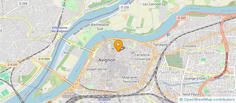 localisation de l'entreprise LES 400 COUPS ASS DE PARENTS D ELEVES ET AMIS DE LA CLASSE DE PERCUSSION DU CONSERVATOIRE DE MUSIQUE AVIGNON  AVIGNON