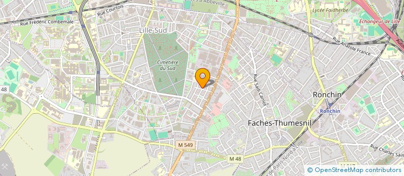 localisation de l'entreprise LES 400 VOISINS à LILLE