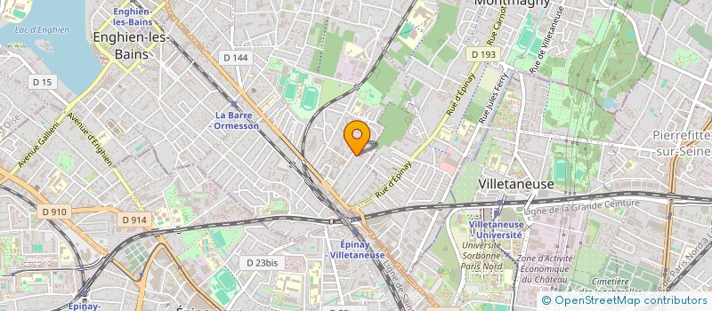 localisation de l'entreprise LES 45 - CHICOT  DEUIL-LA-BARRE