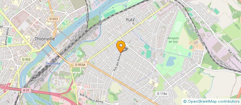 localisation de l'entreprise LES 4A  YUTZ