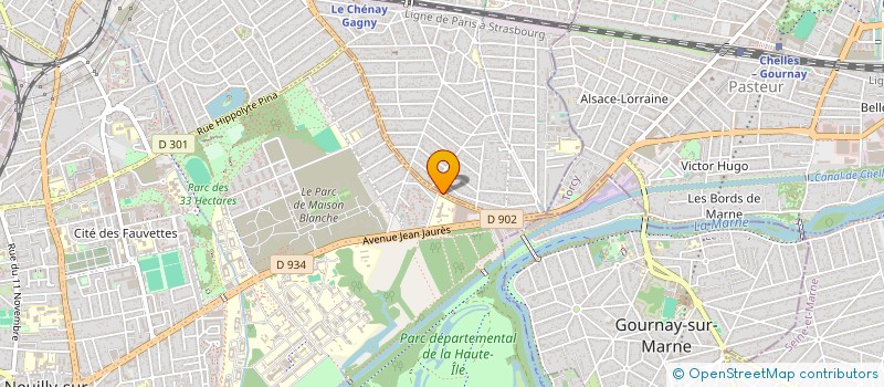 localisation de l'entreprise LES 4B à GAGNY