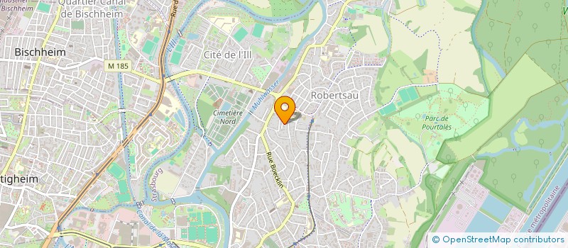 localisation de l'entreprise LES 4B  STRASBOURG