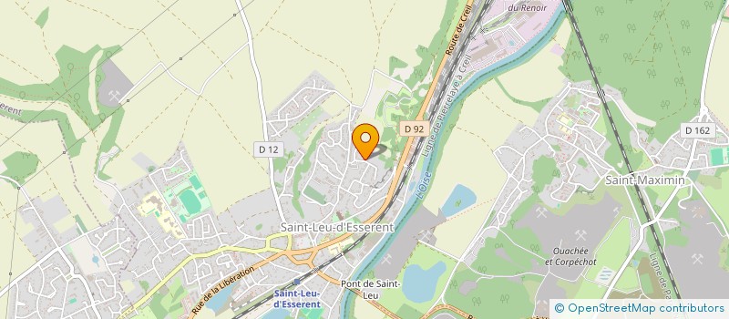 localisation de l'entreprise LES 4B  SAINT-LEU-D'ESSERENT