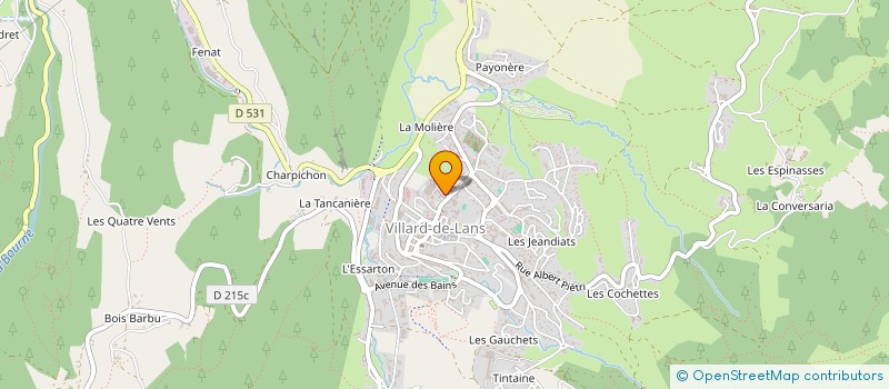 localisation de l'entreprise LES 4C à VILLARD-DE-LANS