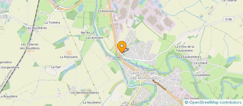 localisation de l'entreprise LES 4C à MONTAIGU-VENDEE