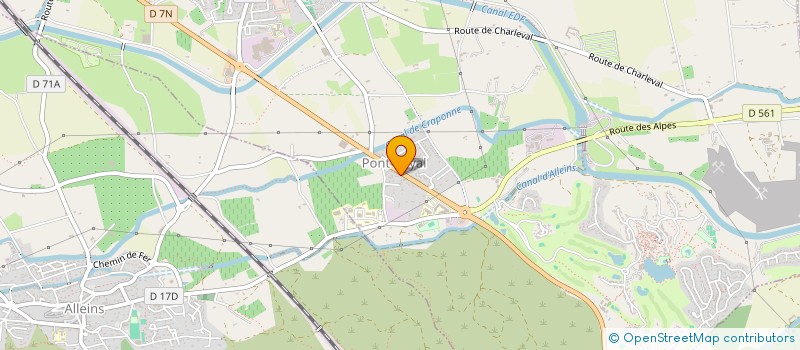 localisation de l'entreprise LES 4D  MALLEMORT