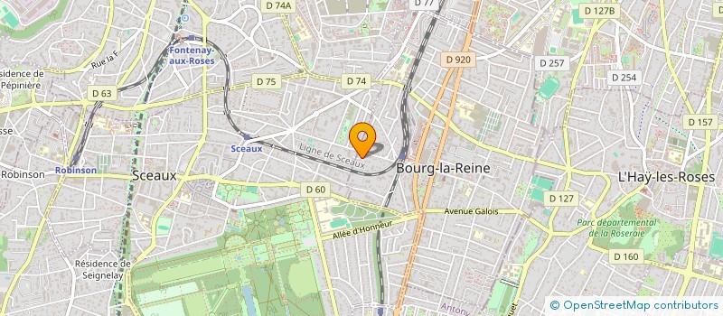 localisation de l'entreprise LES 4F CONCEPTION à BOURG-LA-REINE