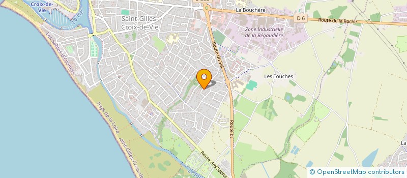 localisation de l'entreprise LES 4G à SAINT-GILLES-CROIX-DE-VIE