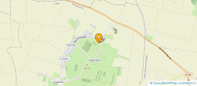 localisation de l'entreprise LES 4G  VENDEUVRE