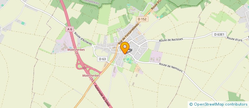 localisation de l'entreprise LES 4ID à URY