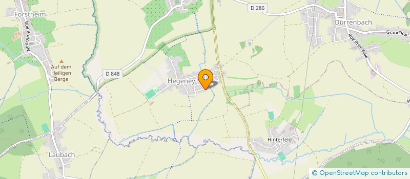 localisation de l'entreprise LES 4L  HEGENEY